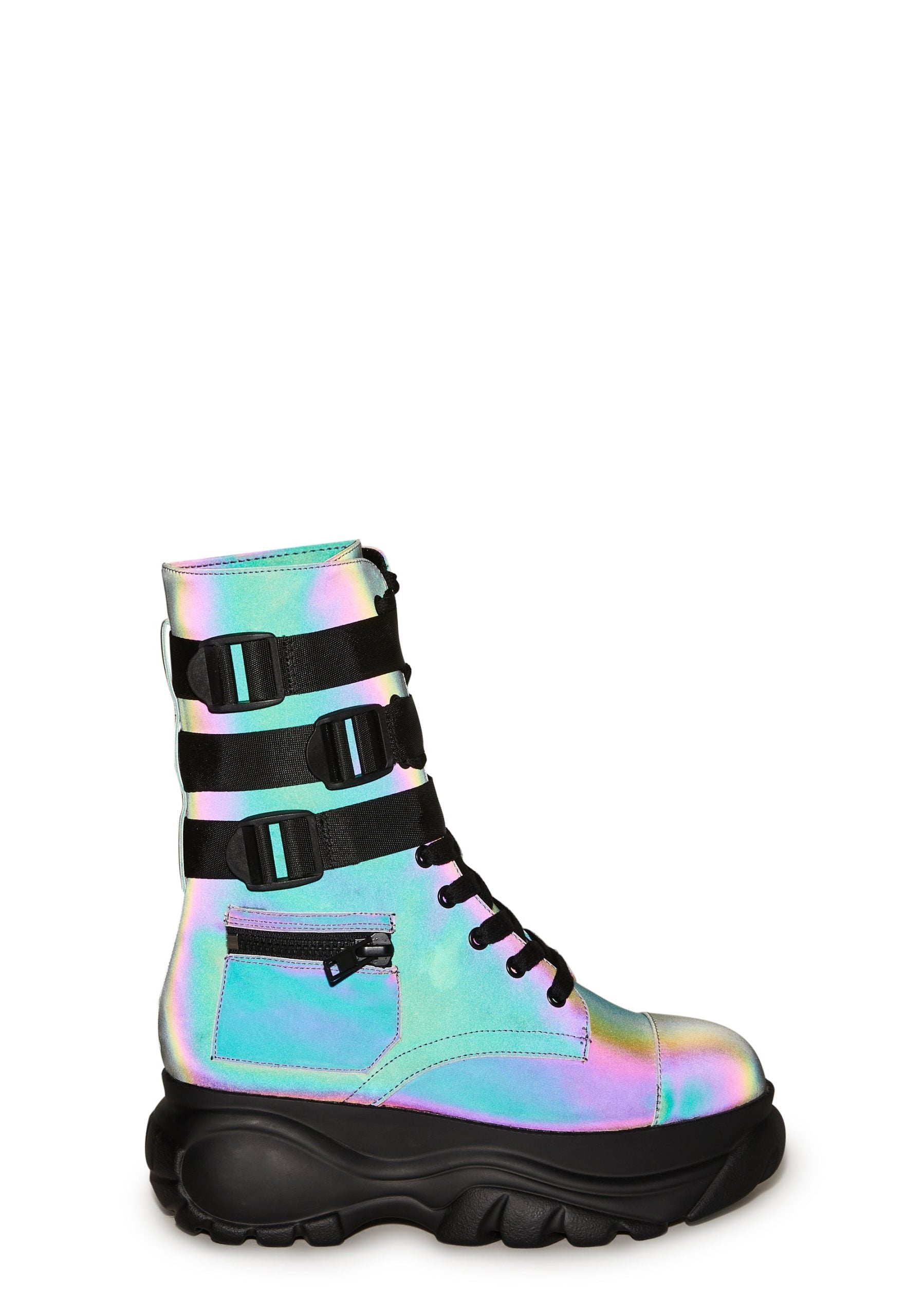 Mad Hustle Pocket Combat Boots – Reflective