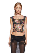 Bloom At Night Lace Top