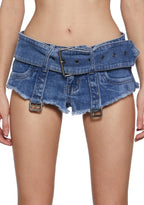 Natasha Belt Flare Jeans