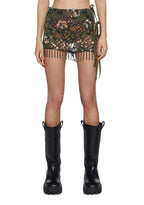 Fluorescent Eden Mini Skirt