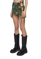 Fluorescent Eden Mini Skirt