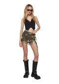 Fluorescent Eden Mini Skirt