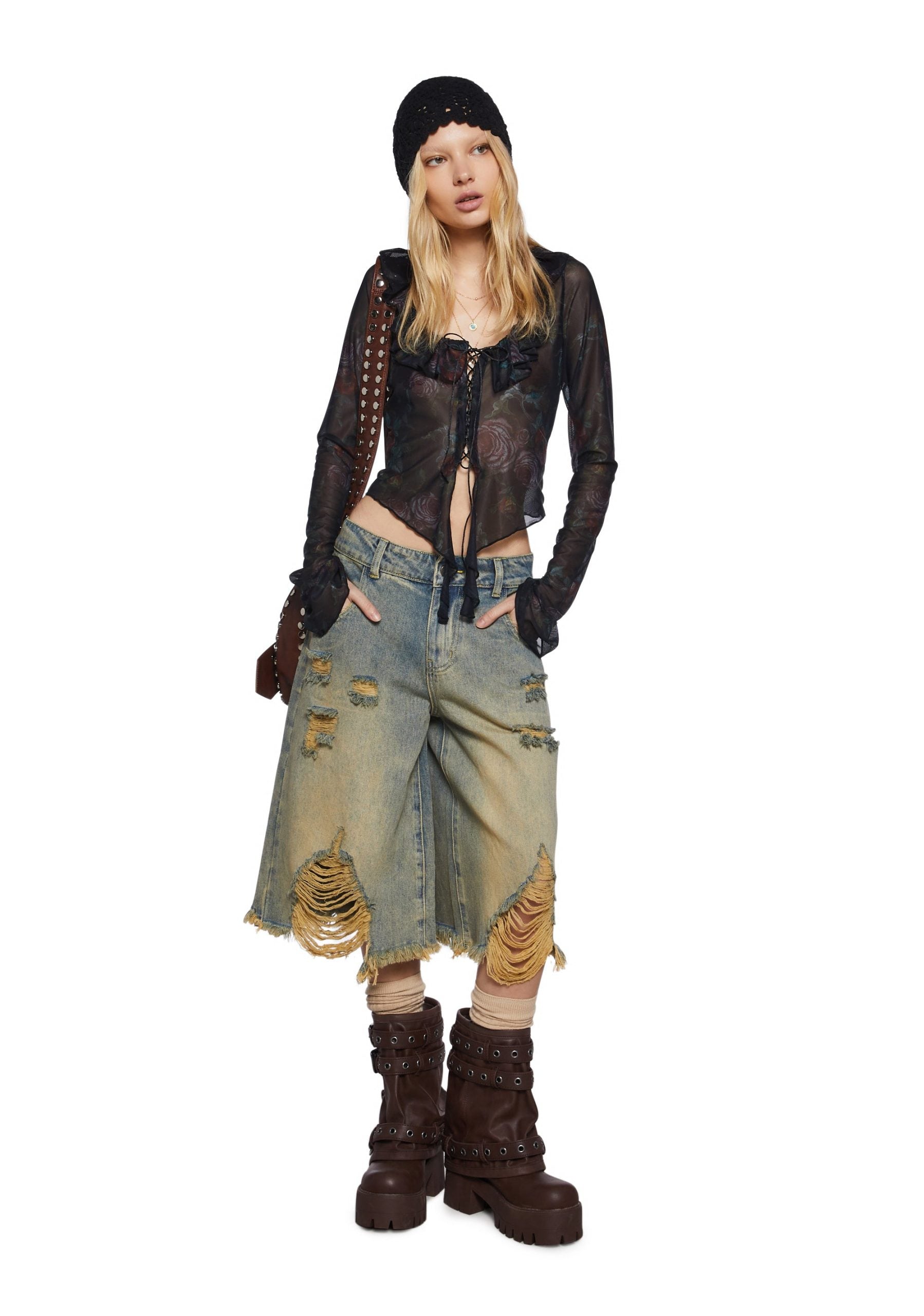 Spring Fling Mesh Top