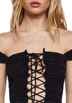 Mercedes Off The Shoulder Top