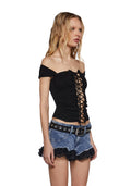 Mercedes Off The Shoulder Top
