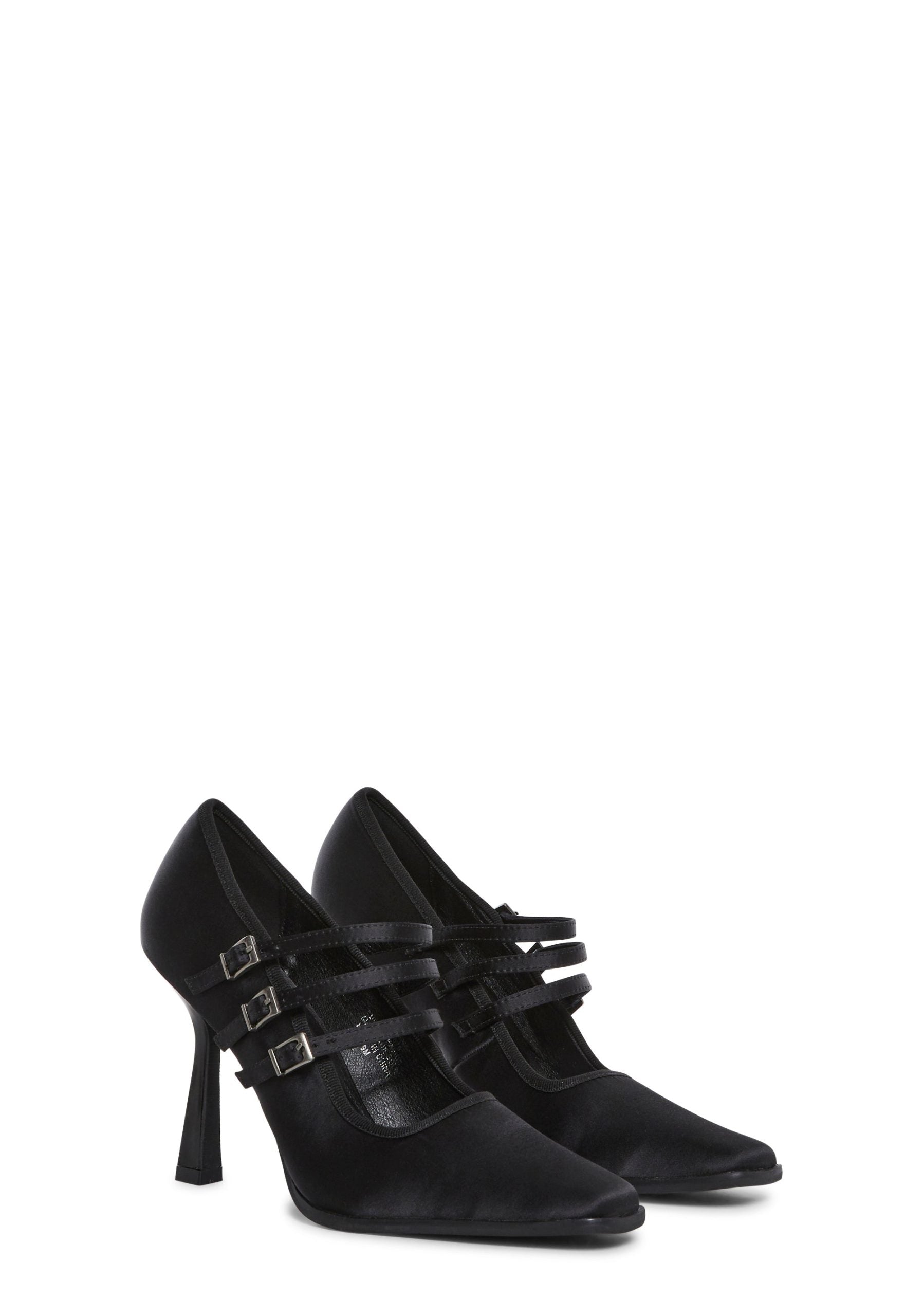 Triple Threat Pointed Toe Heels