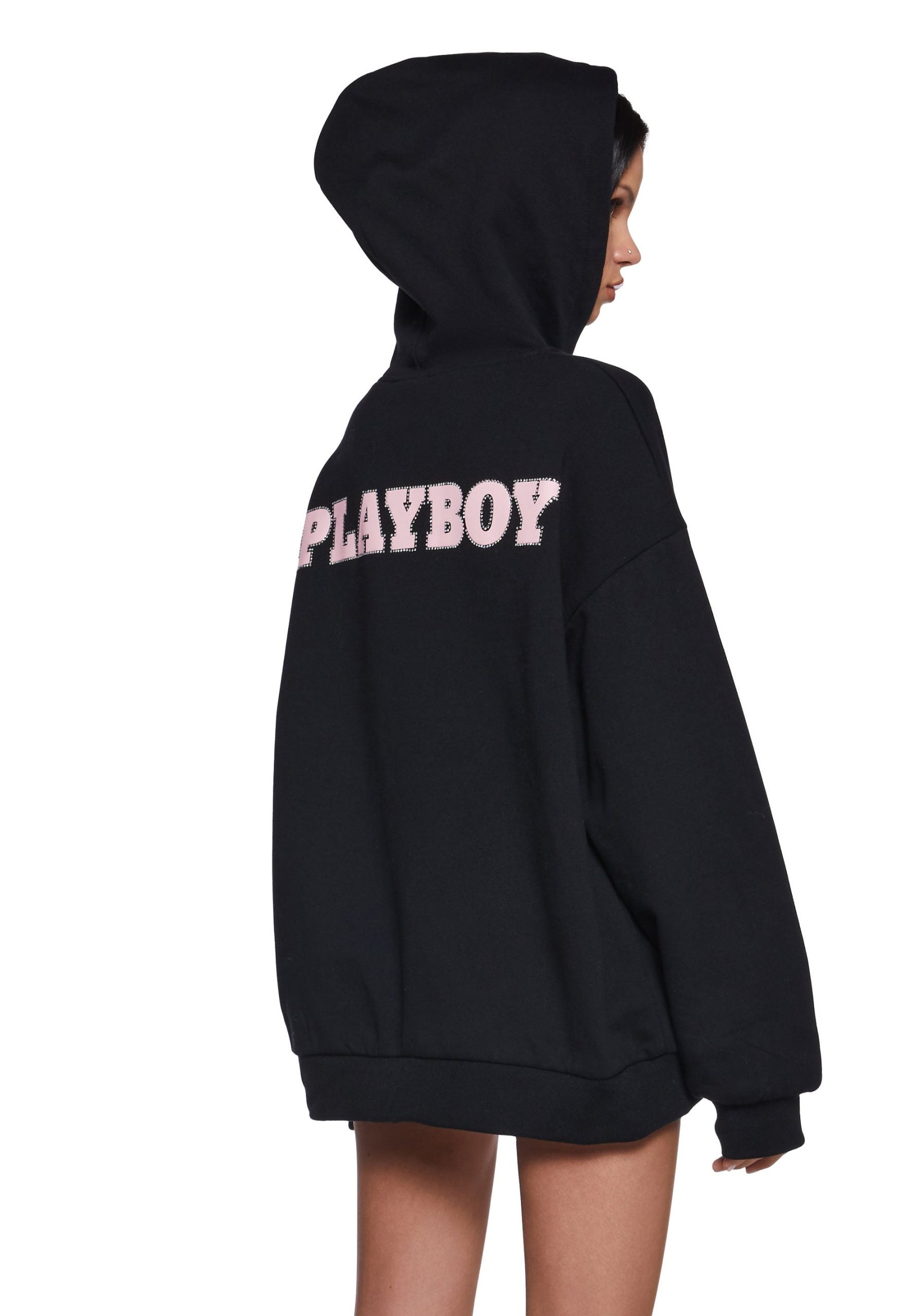 Flirt More Zip-Up Hoodie