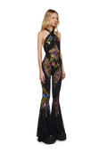 Walking Goddess Embroidered Jumpsuit