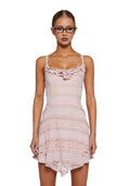 Story Of Love Mini Dress – Pink