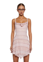 Story Of Love Mini Dress – Pink