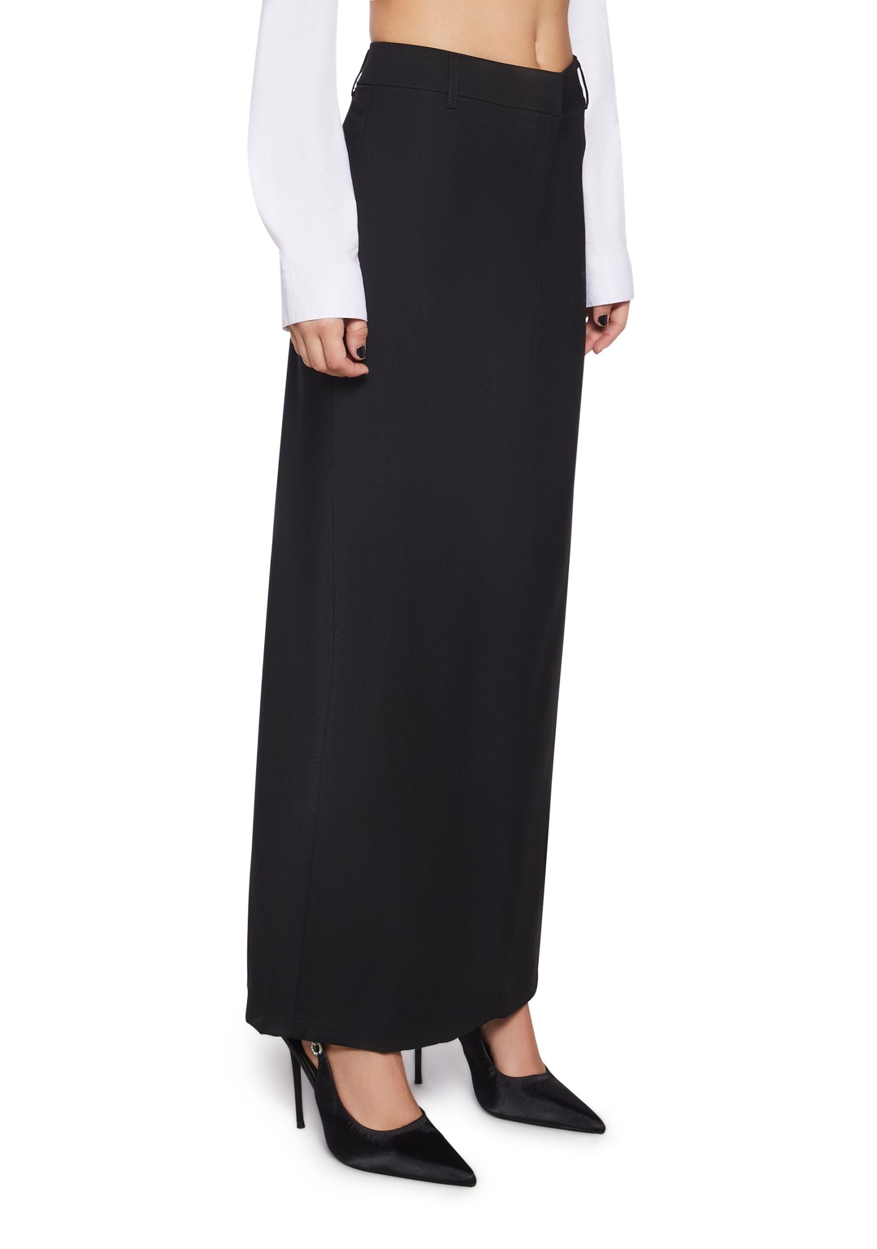 Executive Suite Maxi Skirt – Black