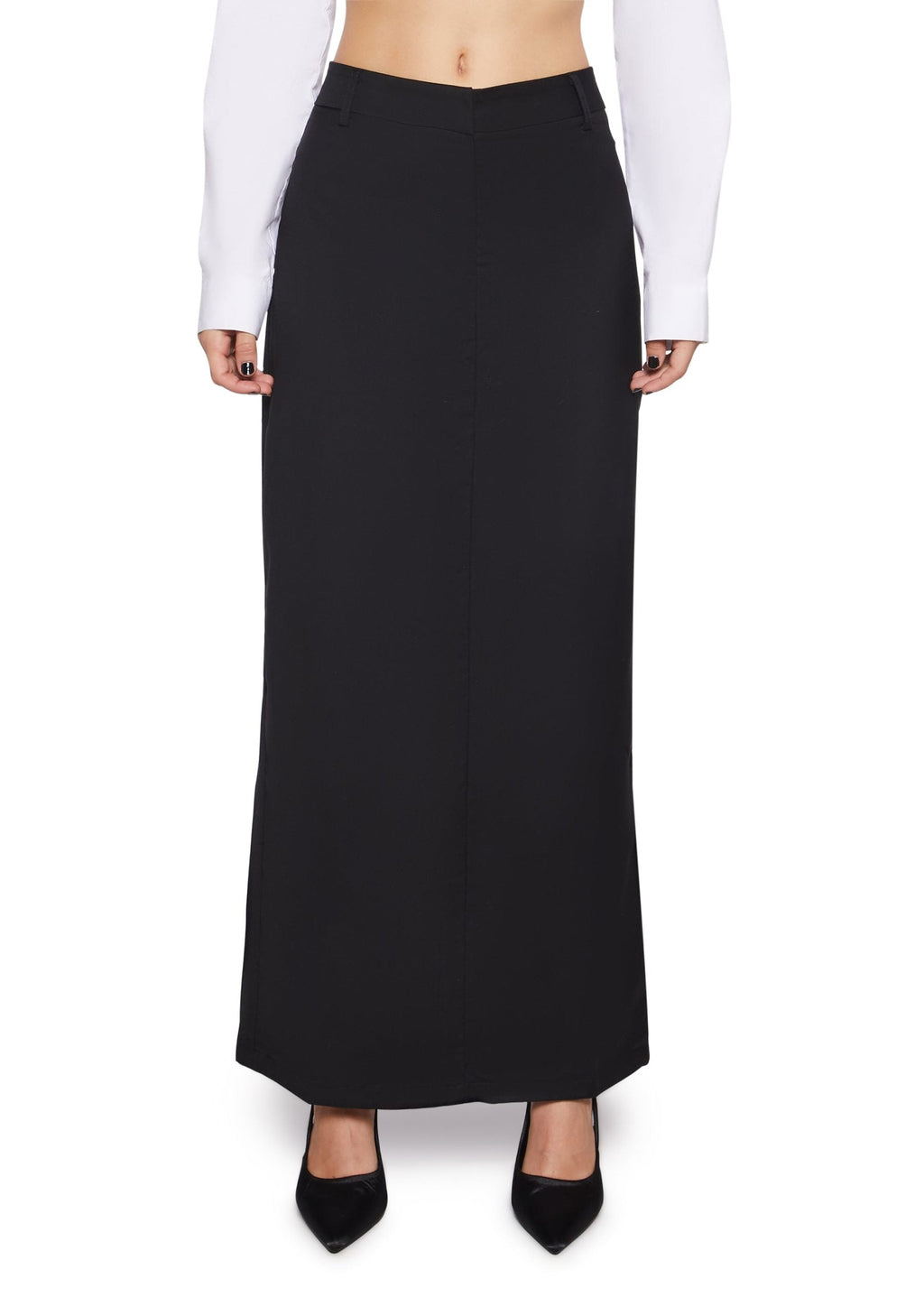 Executive Suite Maxi Skirt – Black