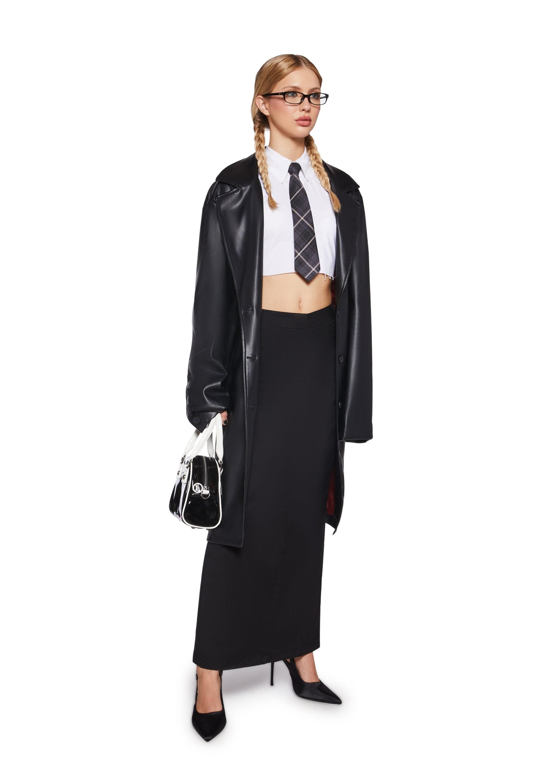Executive Suite Maxi Skirt – Black
