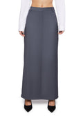 Executive Suite Maxi Skirt – Gray