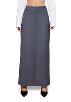 Executive Suite Maxi Skirt – Gray
