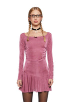 Nonchalant Energy Mini Dress – Pink