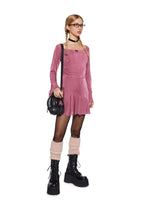 Nonchalant Energy Mini Dress – Pink