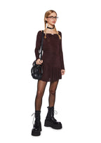 Nonchalant Energy Mini Dress – Brown