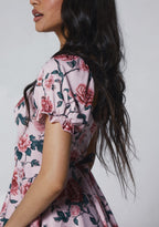 Chasin’ Rainbows Mini Dress – Pink Floral