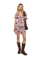 Chasin’ Rainbows Mini Dress – Pink Floral