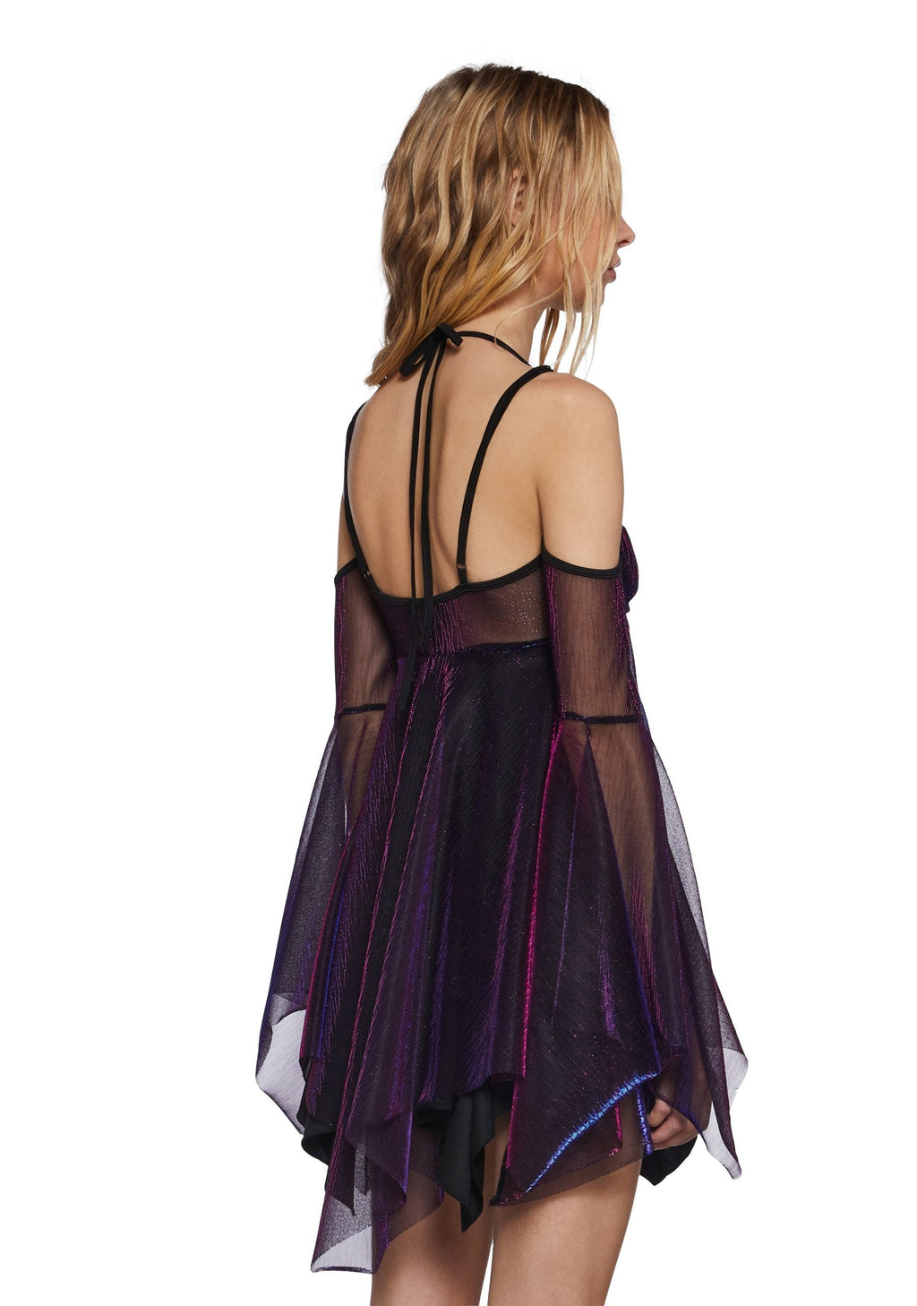 Lightning In A Bottle Mini Dress – Iridescent