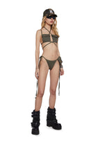 Chord Cargo Pocket Lingerie Set