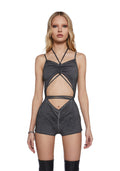 Chord Cut Out Romper