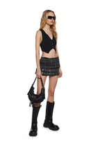 Joan Buckle Mini Skirt
