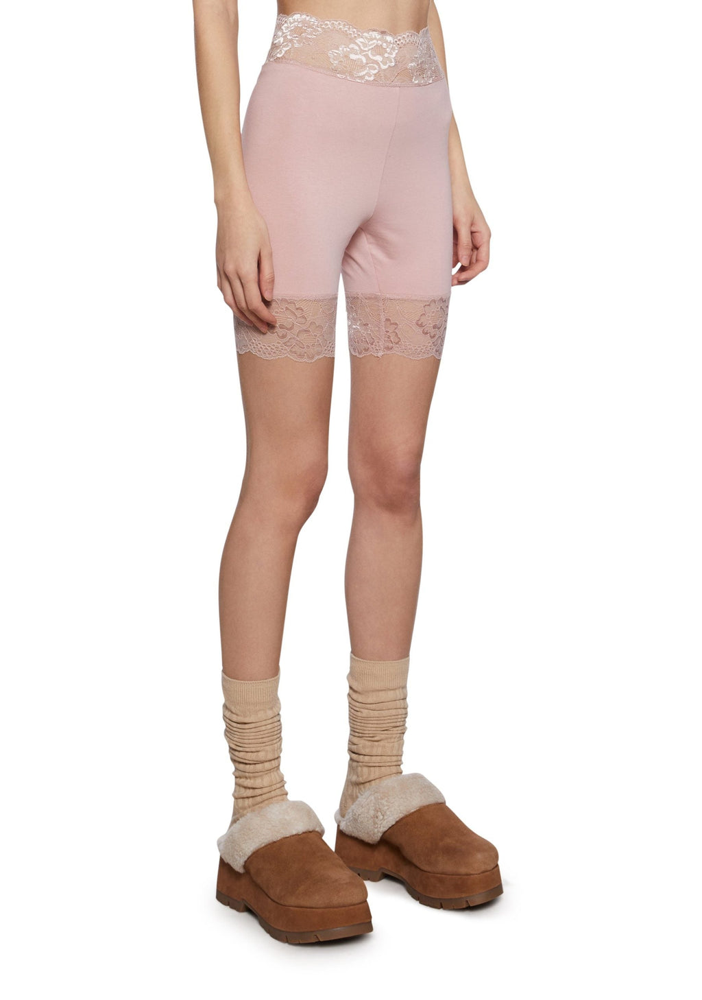 Rumor Romance Biker Shorts – Pink