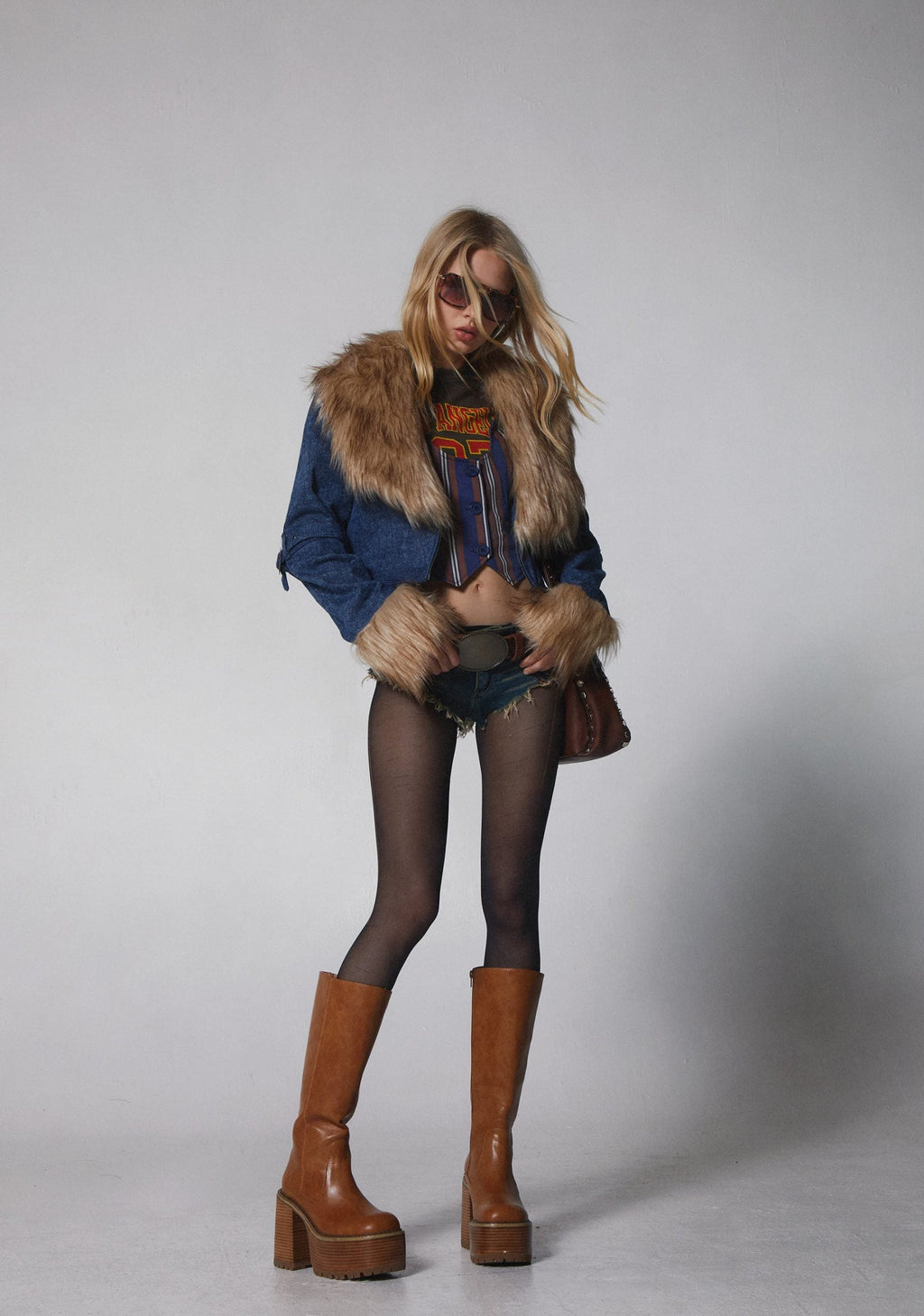 Covet Moto Jacket – Denim
