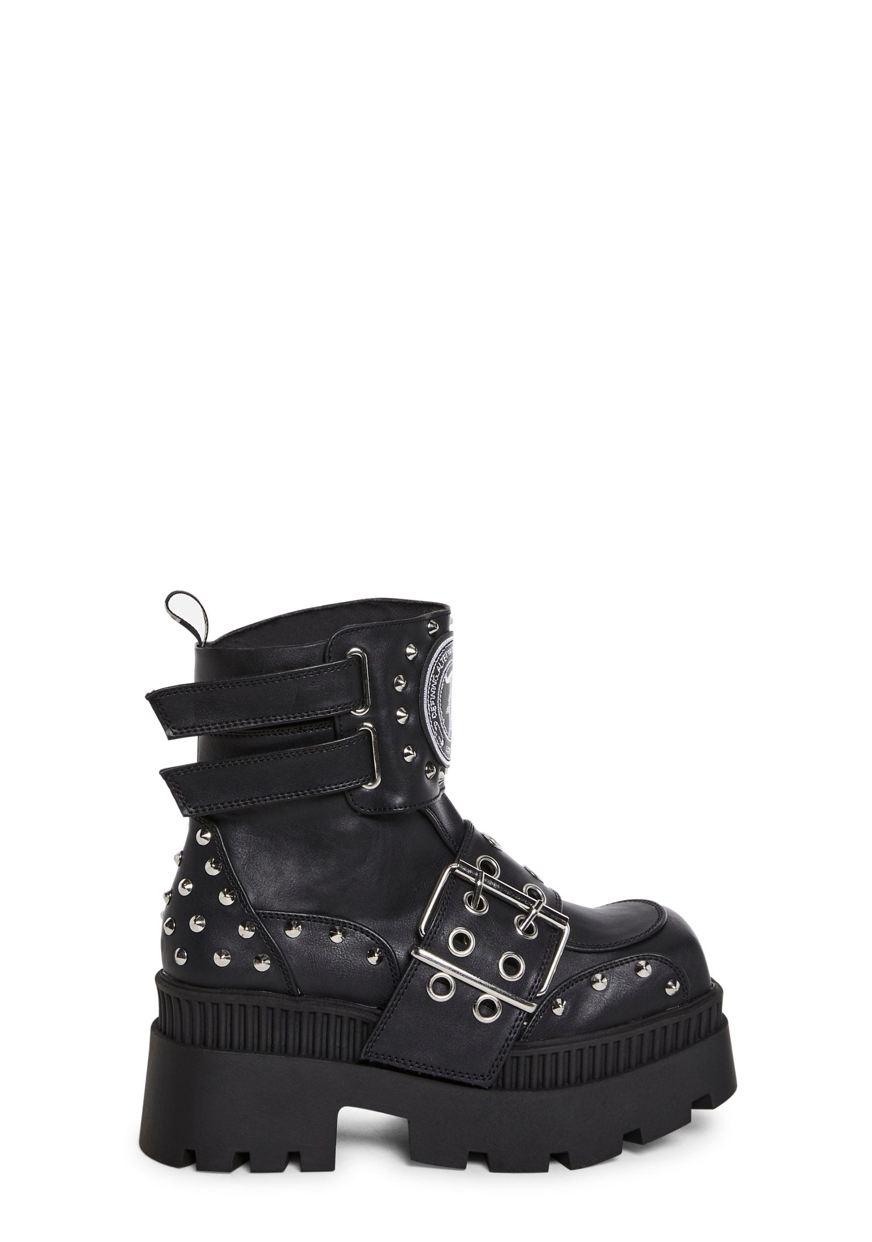 Wrath-58 Platform Ankle Boots