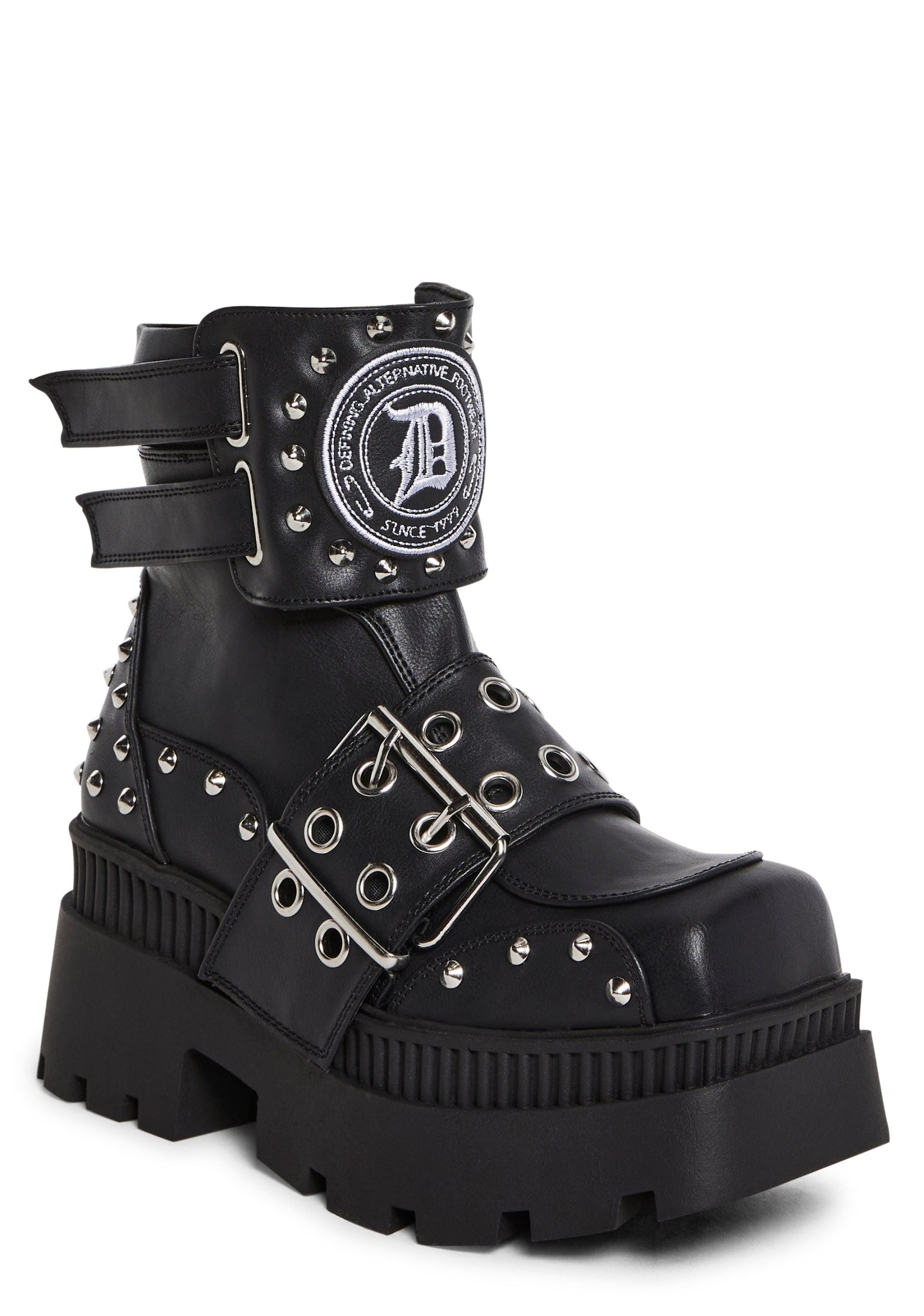 Wrath-58 Platform Ankle Boots