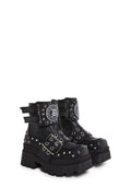 Wrath-58 Platform Ankle Boots