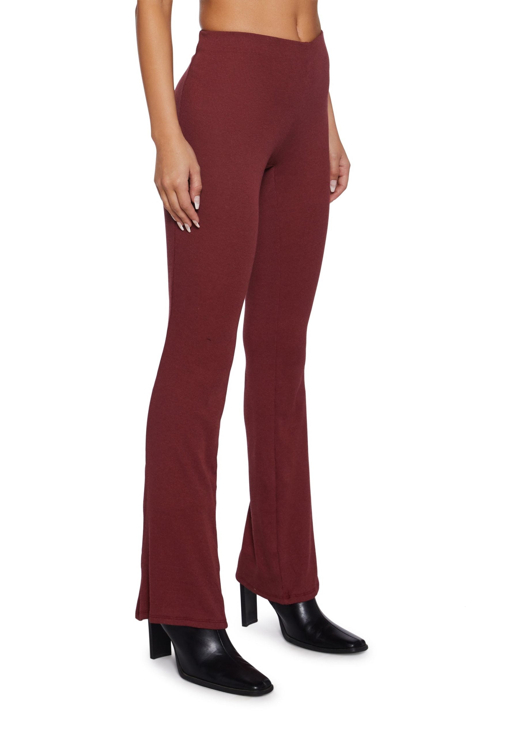 There’s No Other Flare Pants – Dark Red