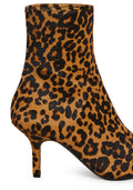 Alston-L Leopard Print Booties