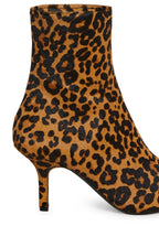 Alston-L Leopard Print Booties