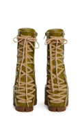 Woodland Lucid Dream Corset Boots – Green