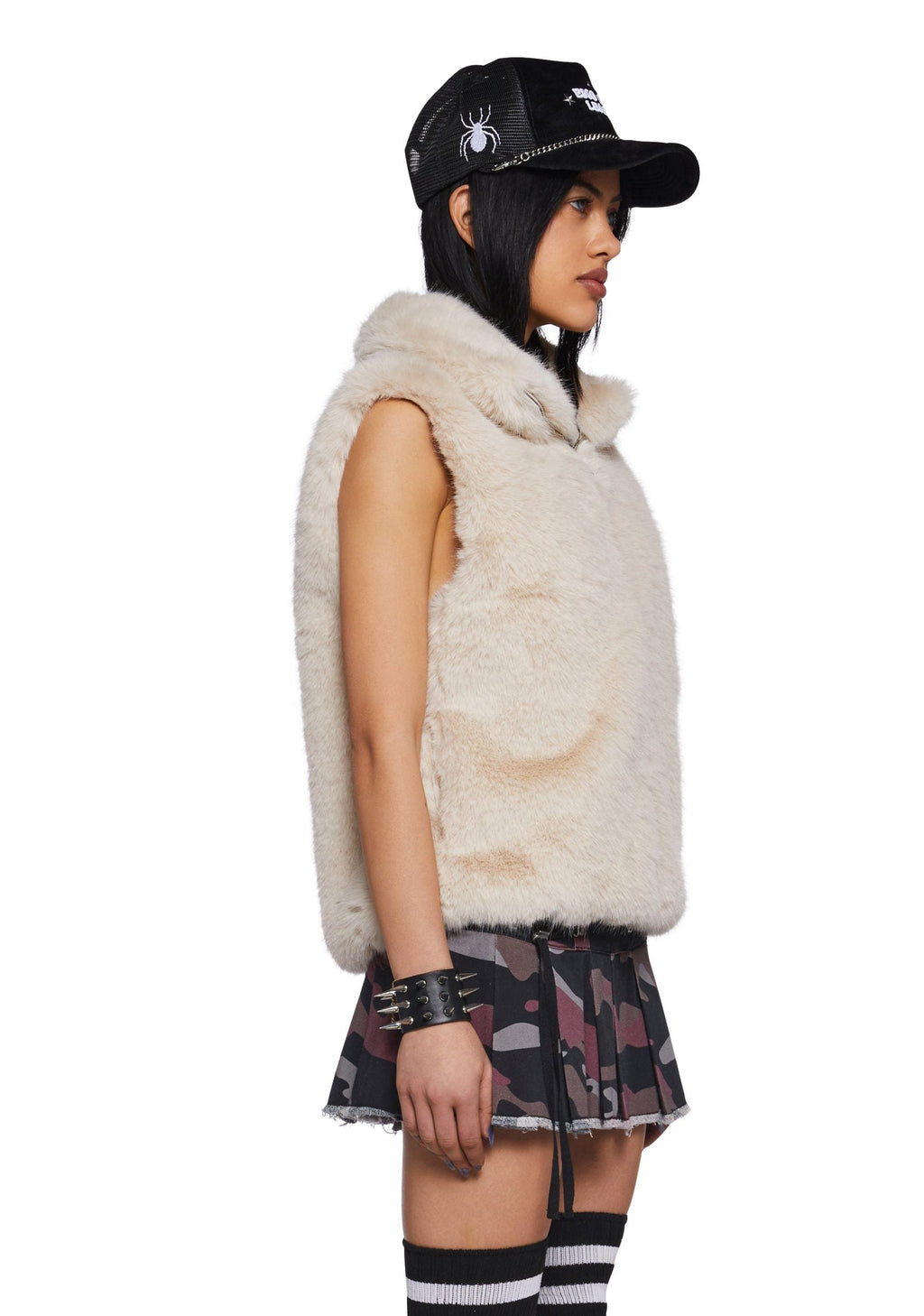 Pretty Gritty Faux Fur Vest