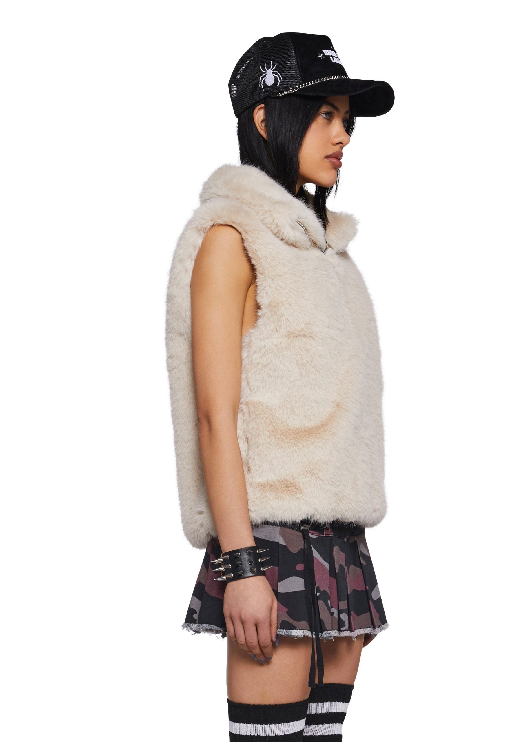 Pretty Gritty Faux Fur Vest