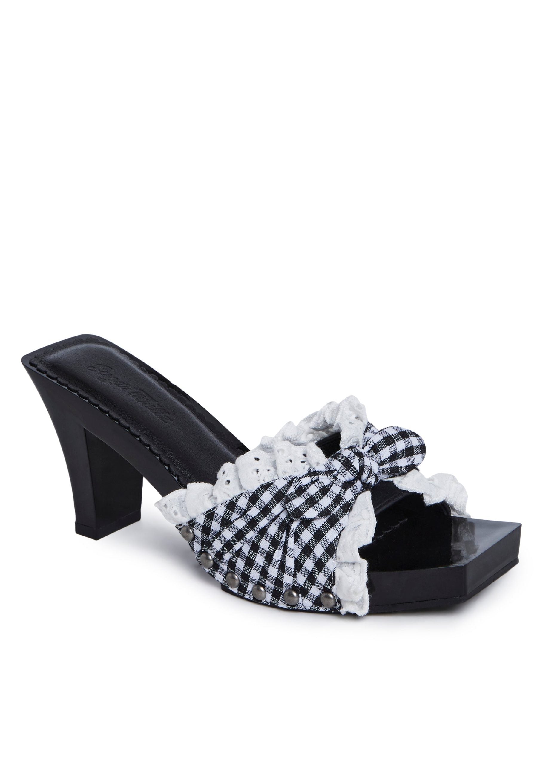 Bless Your Heart Heeled Sandals – Black