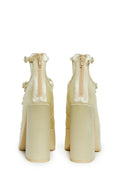 Smiling Melody Platform Heels – Yellow