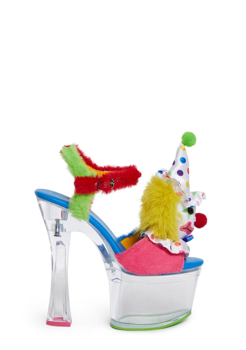 Chuckle Charm Platform Heels
