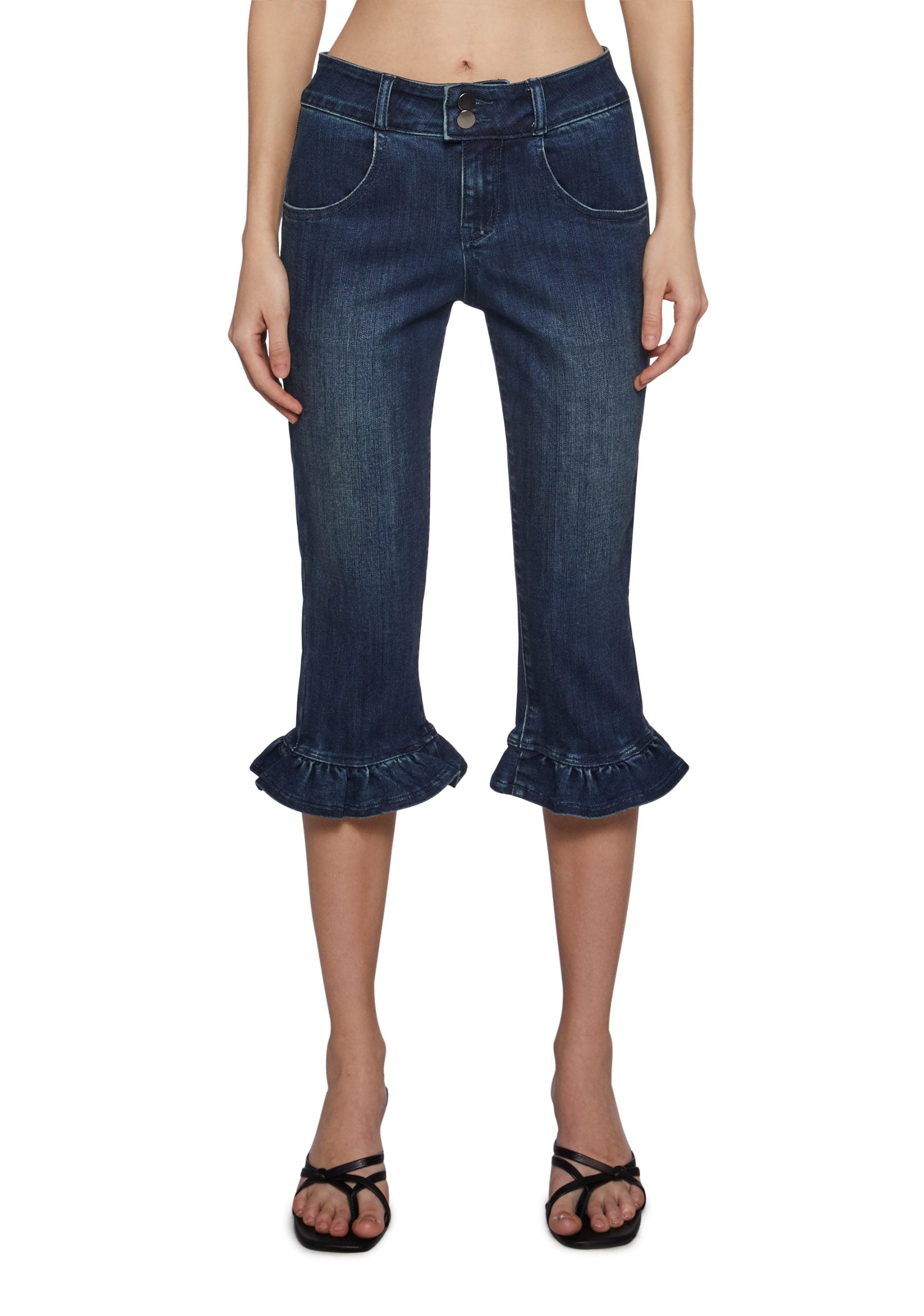 Summer Nites Capri Denim Pants