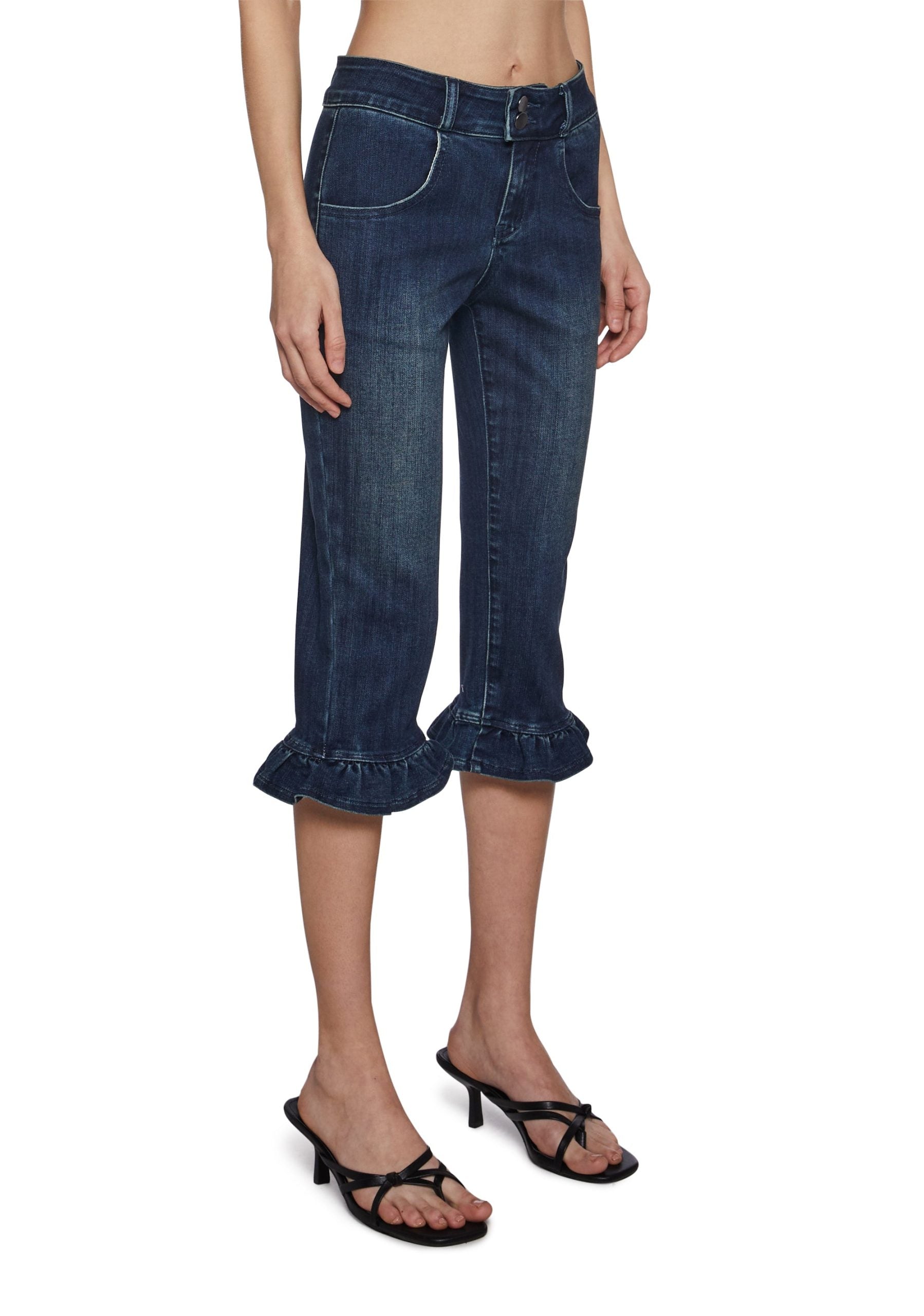 Summer Nites Capri Denim Pants