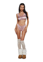 Seductive Vixen Lingerie Set – Pink