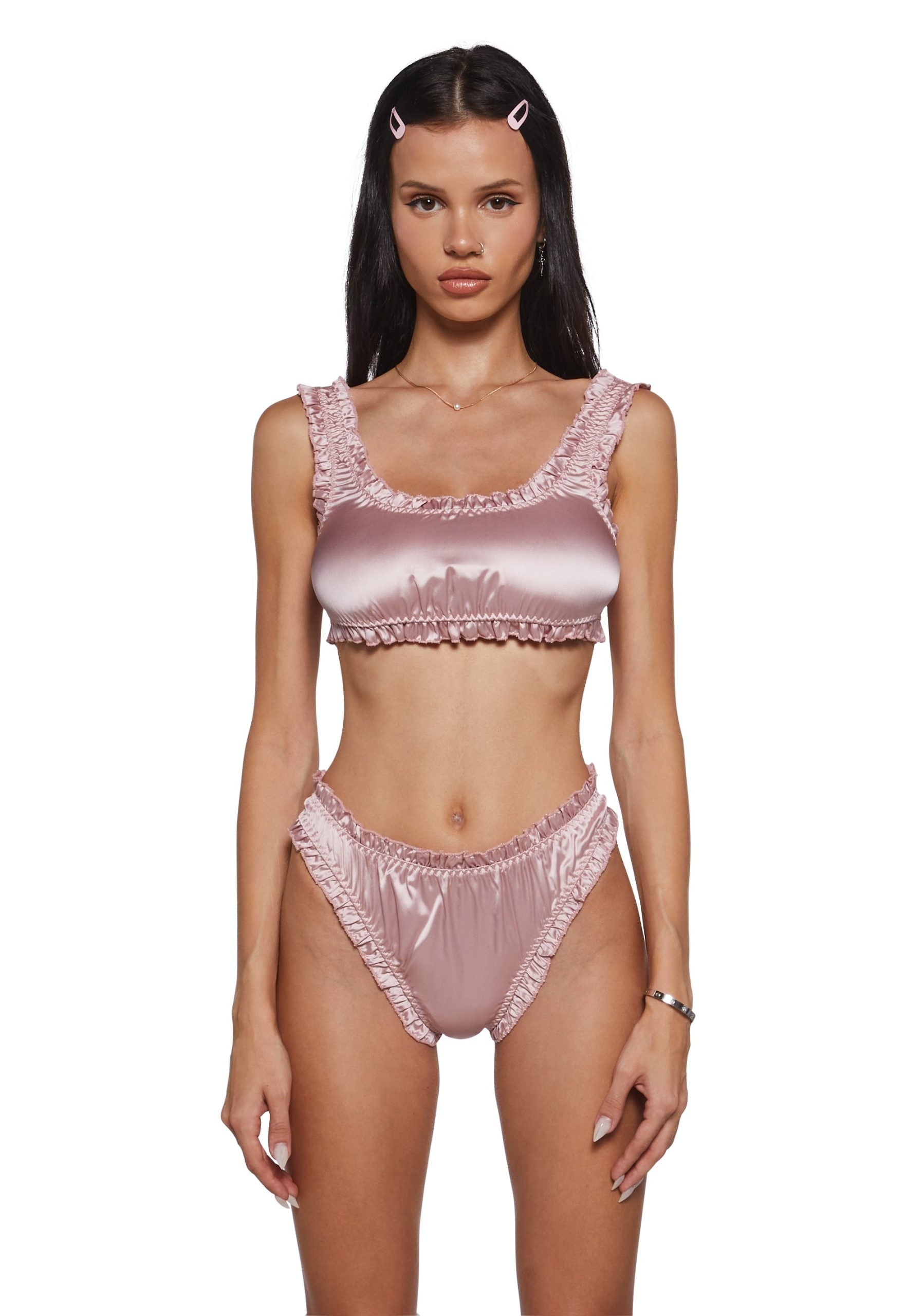 Seductive Vixen Lingerie Set – Pink