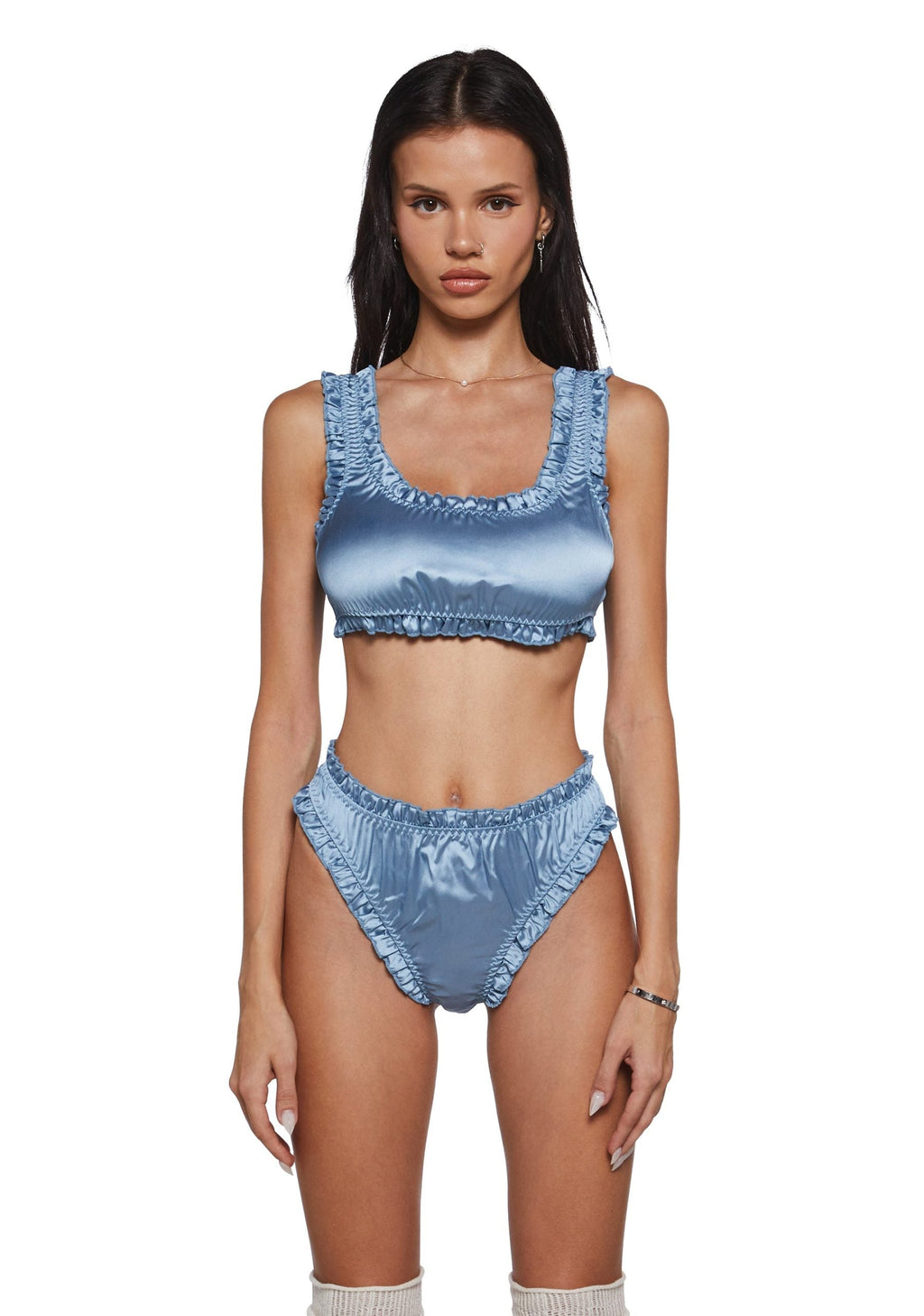 Seductive Vixen Lingerie Set – Blue