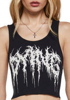 Dying Ribbed Tank Top