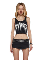 Dying Ribbed Tank Top
