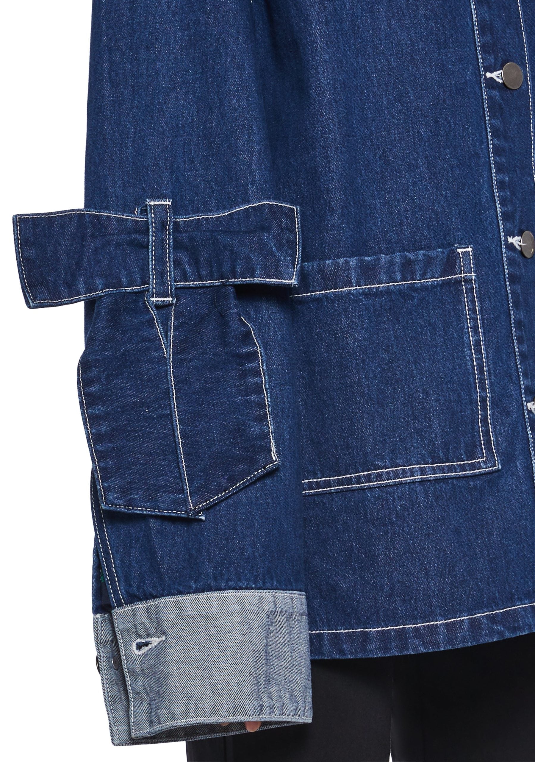 Rooftop Lounging Denim Coat